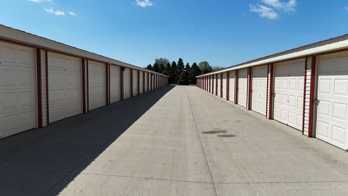 Storage units with roll up doors